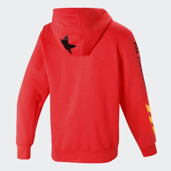 Adidas Basketball Red M McDonalds Comfy BASKETBALL Shooter Hoodie GE4998 - Picture 2 of 6